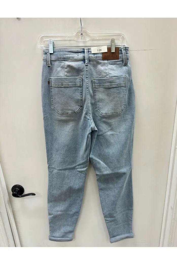 Keira Judy Blue Light Wash Joggers