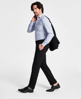 Kenneth Cole Reaction Mens Slim fit Dress Pants 38 / 29 Black Solid Stretch