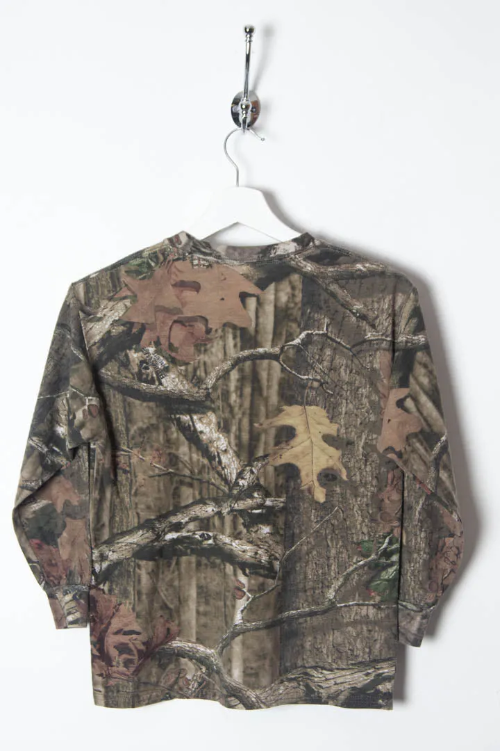 Kids Realtree Camo Longsleeve T-Shirt (Boys Medium)