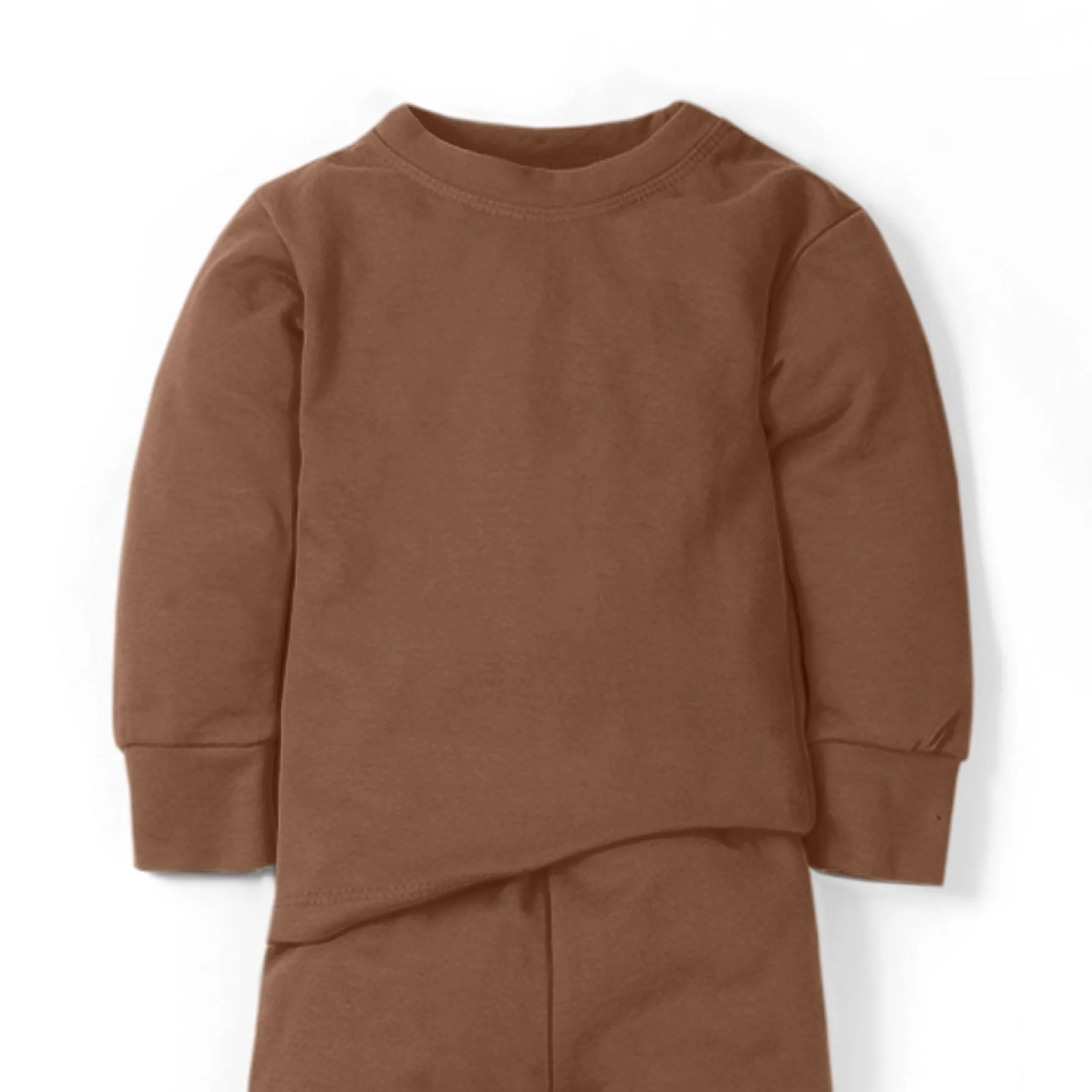 Kids Rib Innerwear Brown Sw - Sunshine