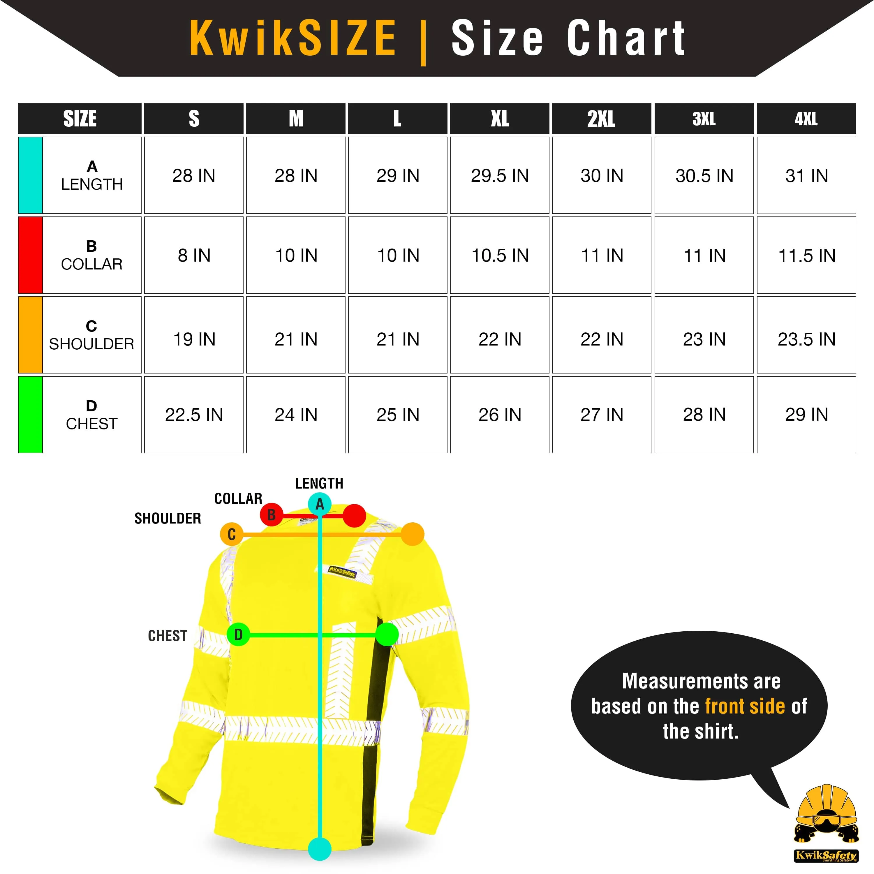 KwikSafety RENAISSANCE MAN Safety Shirt (FISHBONE TAPE) Class 3 Long Sleeve ANSI Tested OSHA Compliant Hi Vis Reflective PPE - Model No.: KS4402