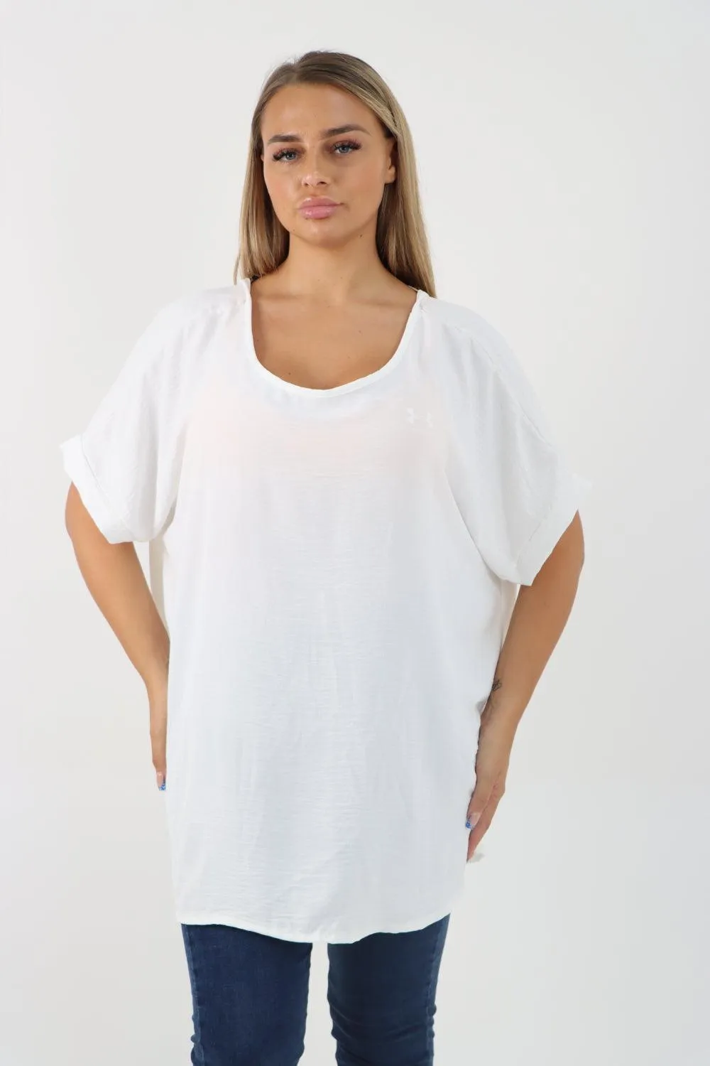 Leopard Tie Back Knot Tunic Top