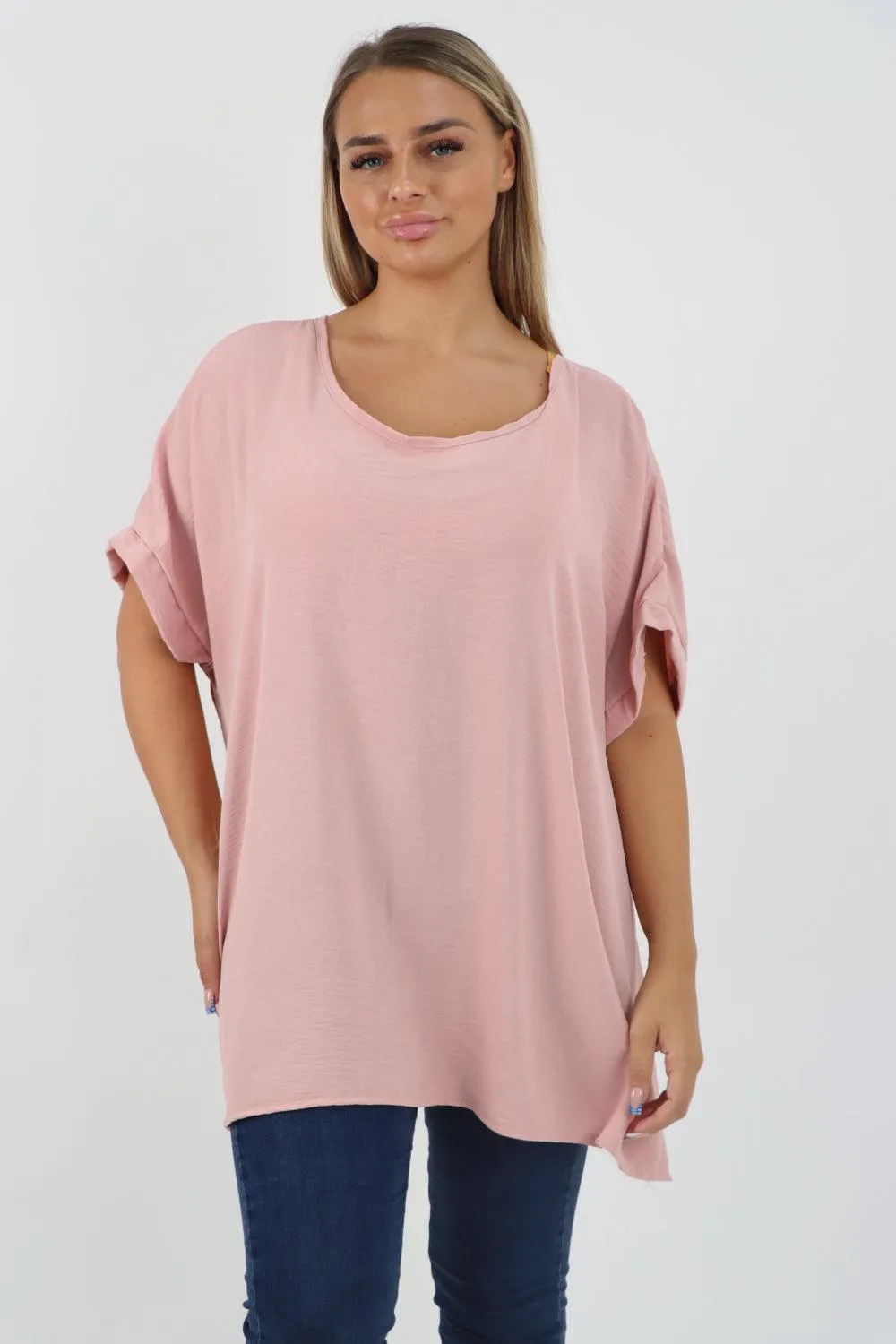 Leopard Tie Back Knot Tunic Top