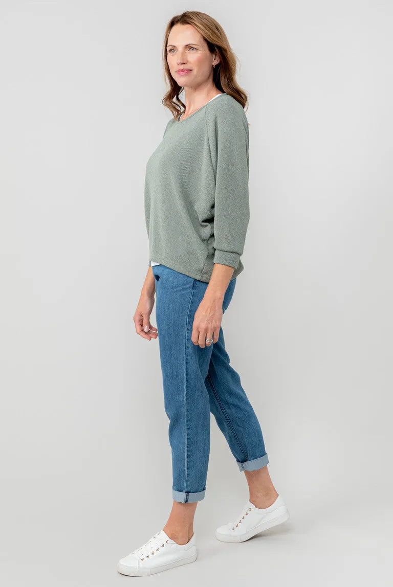 Lily & Me Laburnum Top in Sage