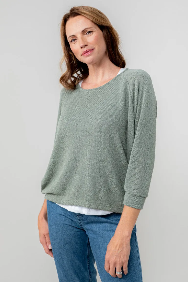 Lily & Me Laburnum Top in Sage