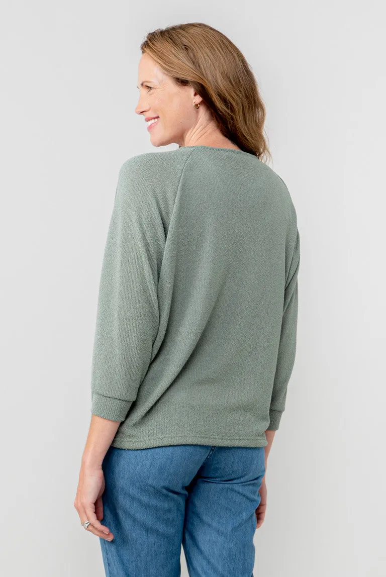 Lily & Me Laburnum Top in Sage