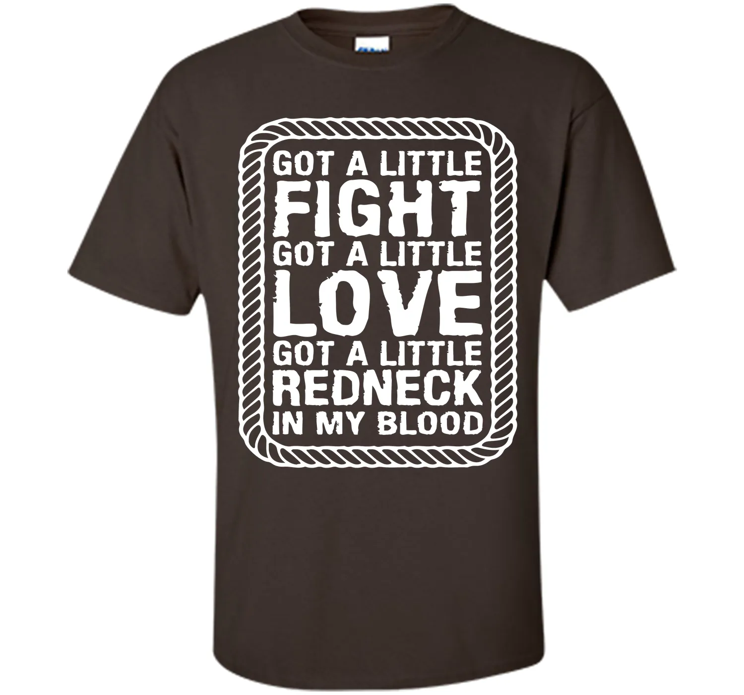 Little Fight Love and Redneck in My Blood T-shirt T-Shirt