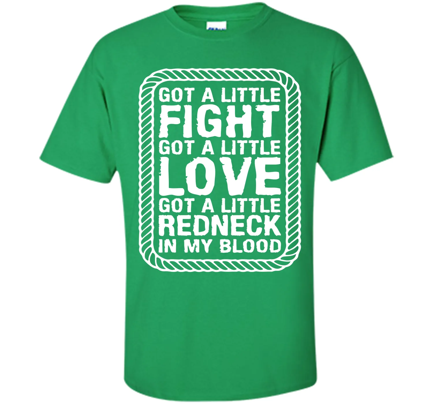 Little Fight Love and Redneck in My Blood T-shirt T-Shirt