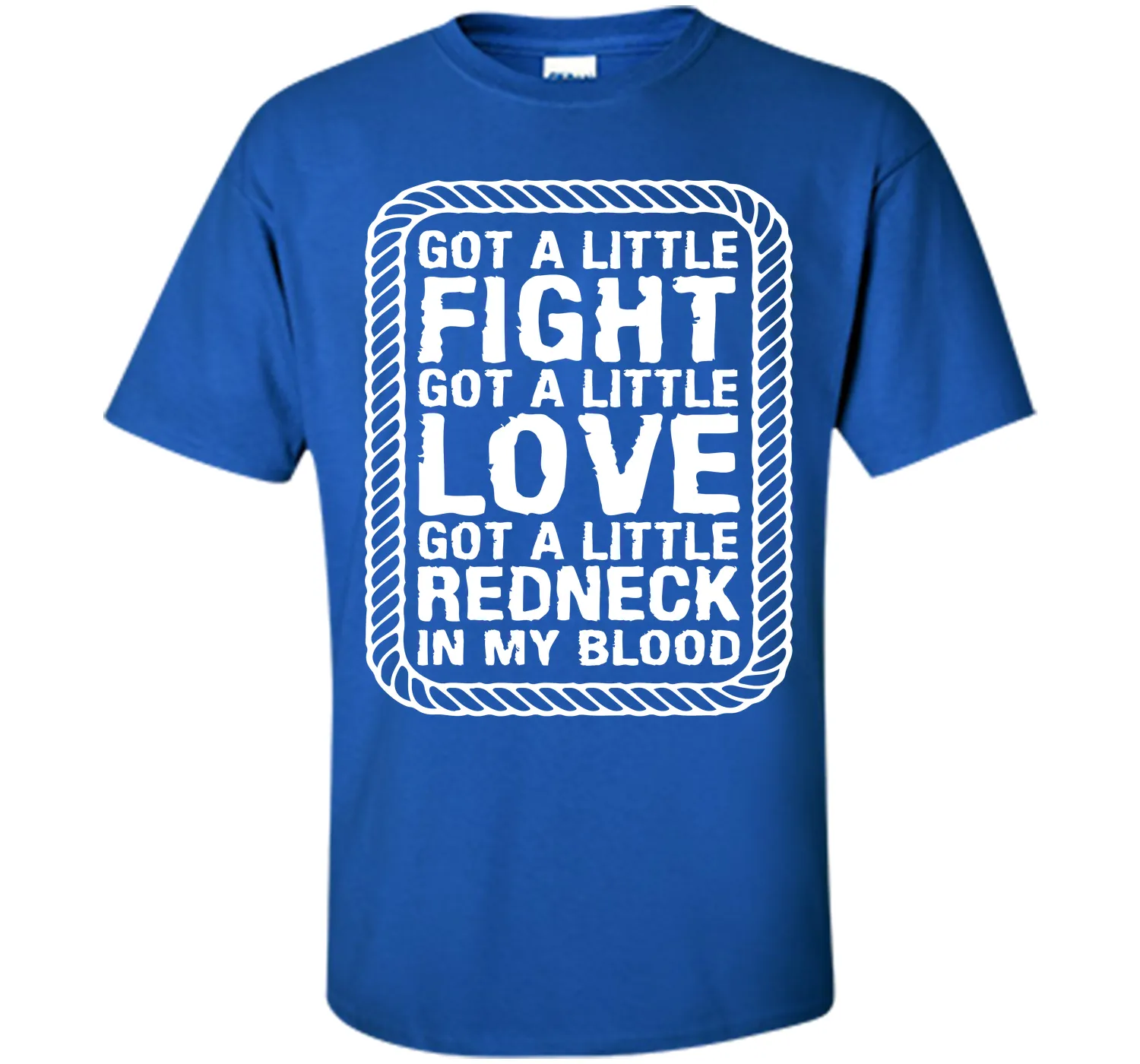 Little Fight Love and Redneck in My Blood T-shirt T-Shirt