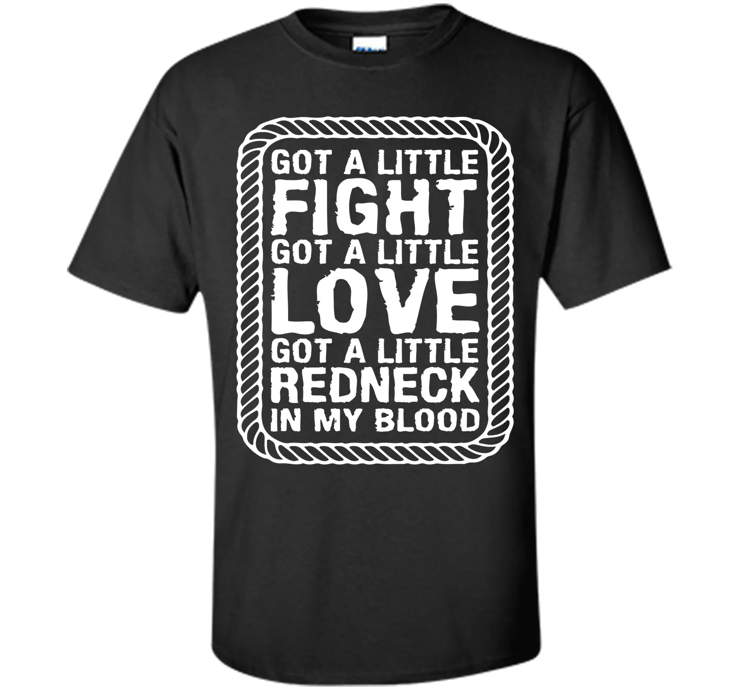 Little Fight Love and Redneck in My Blood T-shirt T-Shirt