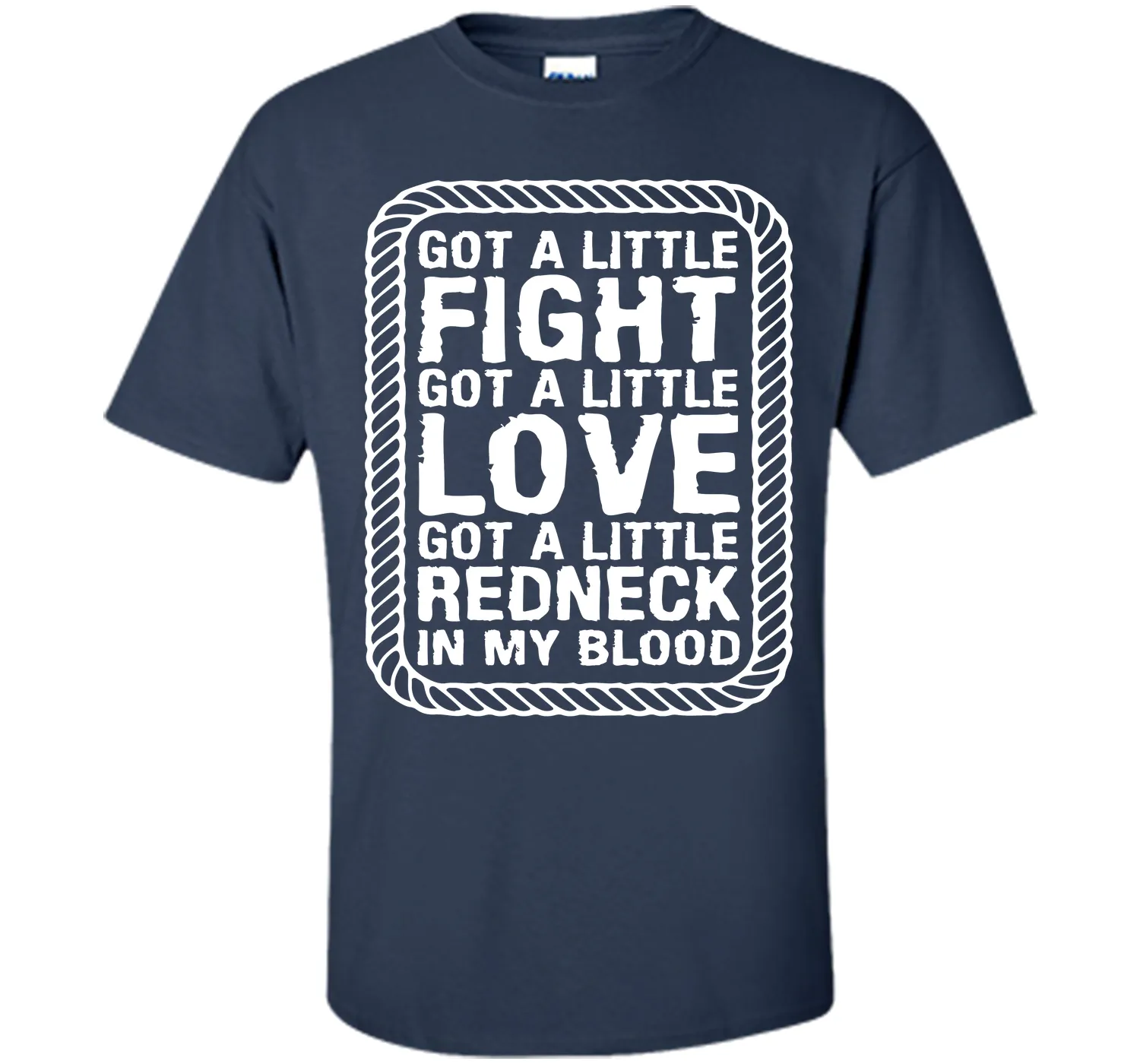 Little Fight Love and Redneck in My Blood T-shirt T-Shirt