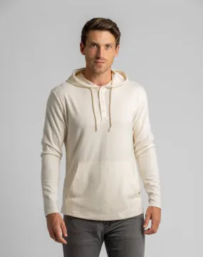 LIV Outdoor - Men's Stretch Flannel Hooded Henley