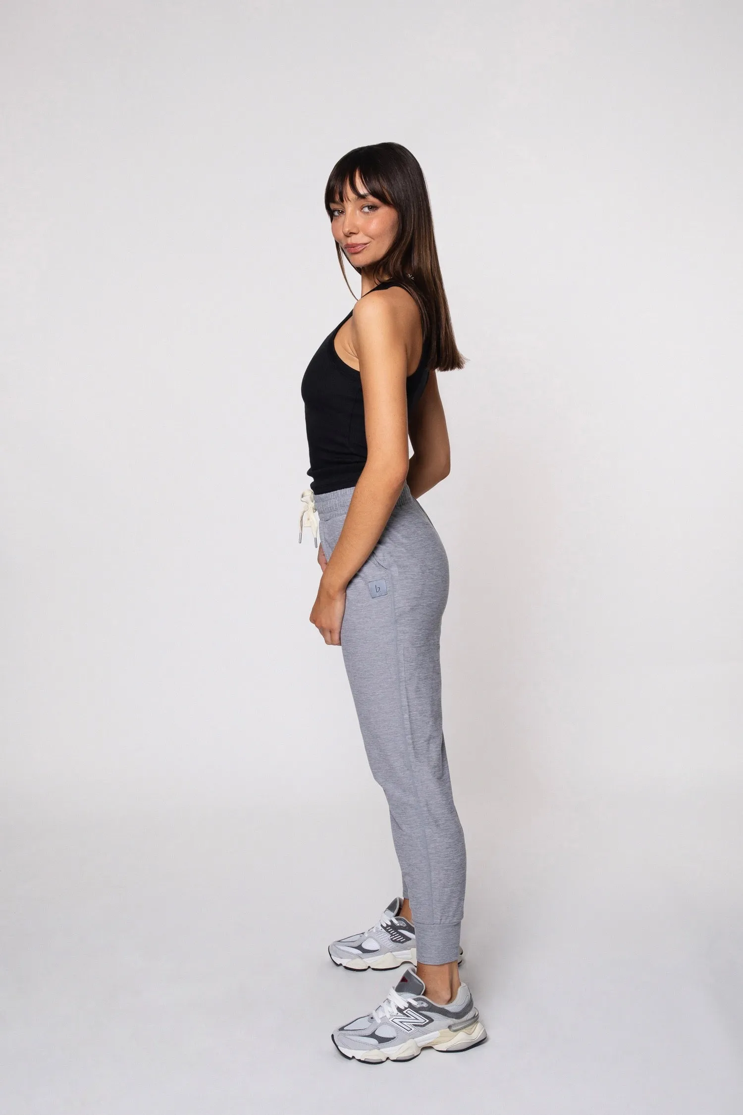 Lounge Jogger en Gris Melange