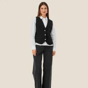 Masai Lyric Knitted Vest In Black