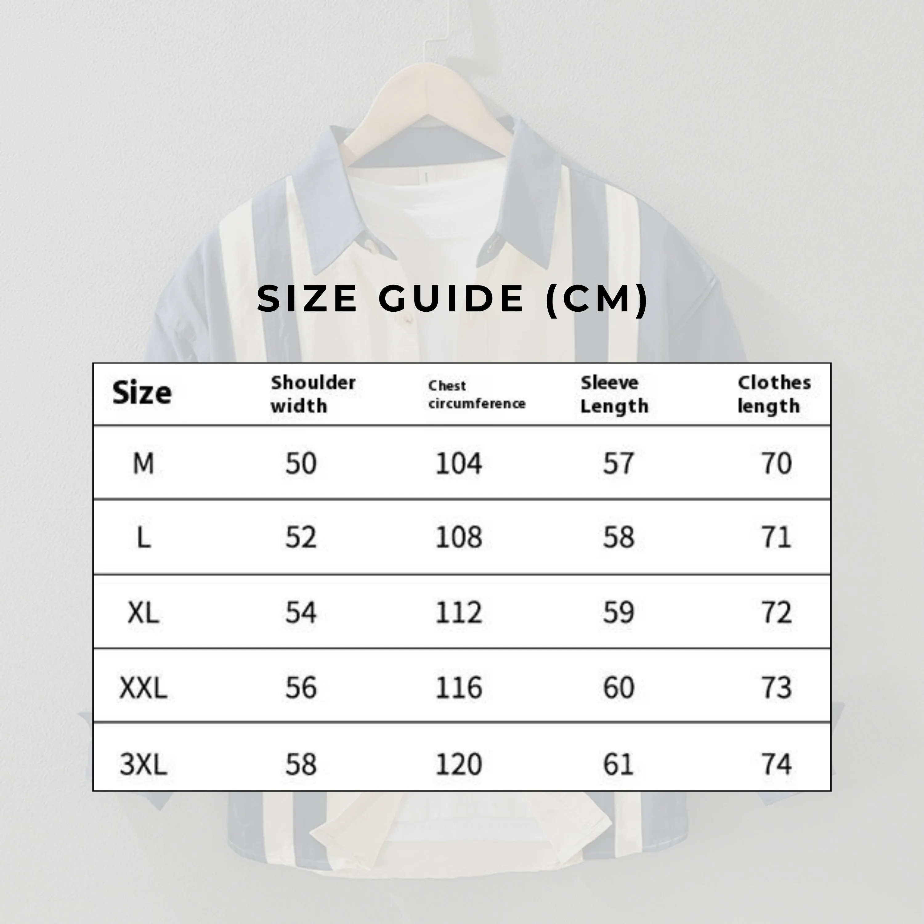 Men's Retro Stripes Long-sleeved Shirt