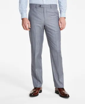 Michael Kors Mens Classic fit Dress Pants 33 / 30 Grey Solid Stretch