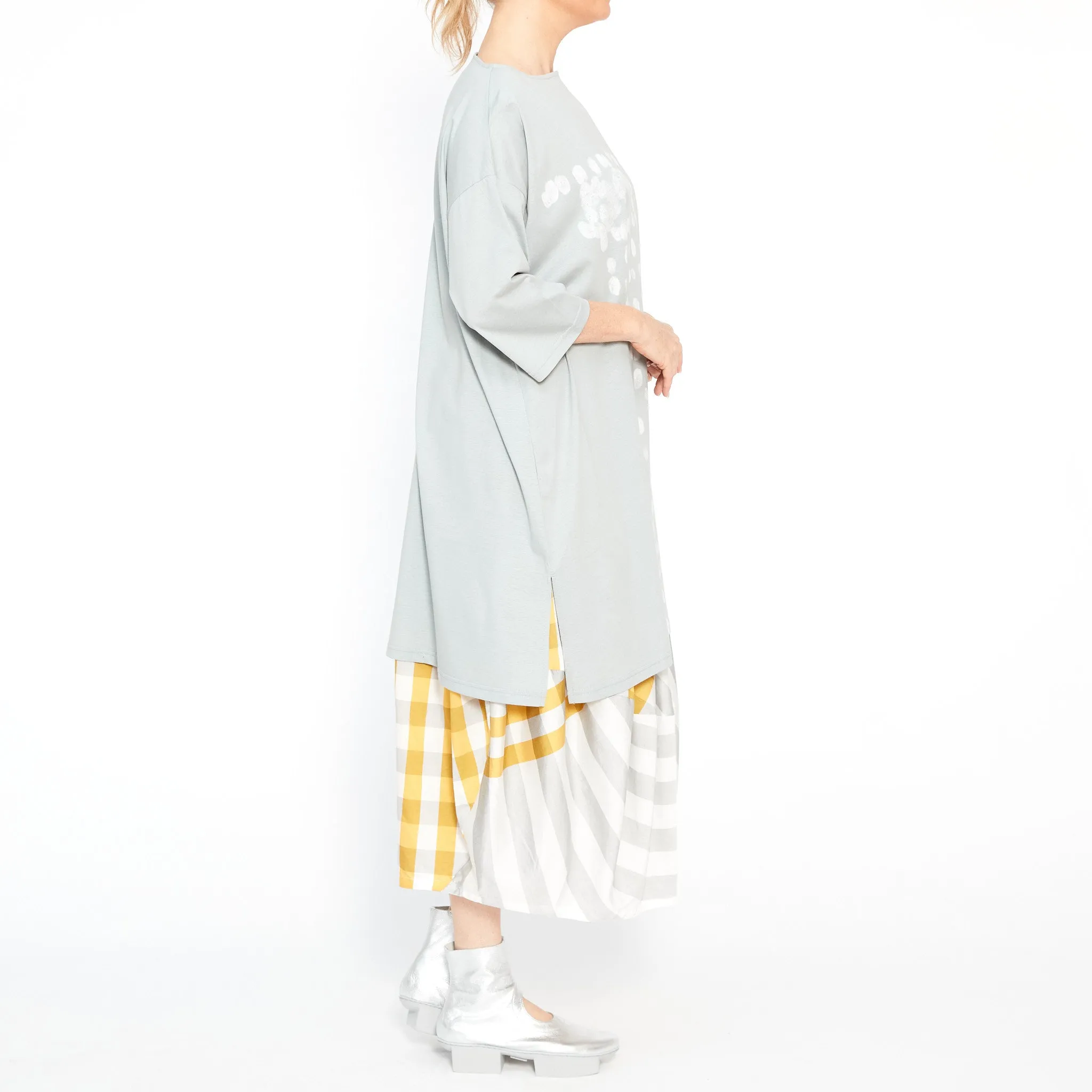 MU241023 Spot Tunic in Blue