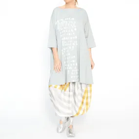 MU241023 Spot Tunic in Blue