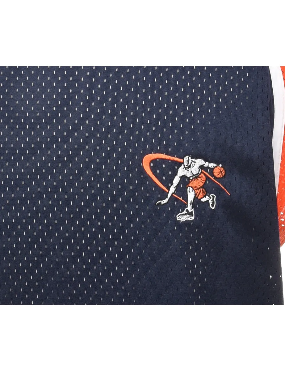 Navy Plain T-shirt - XL