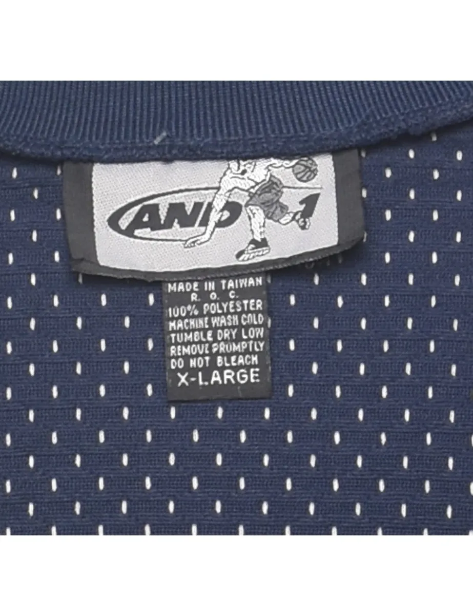 Navy Plain T-shirt - XL