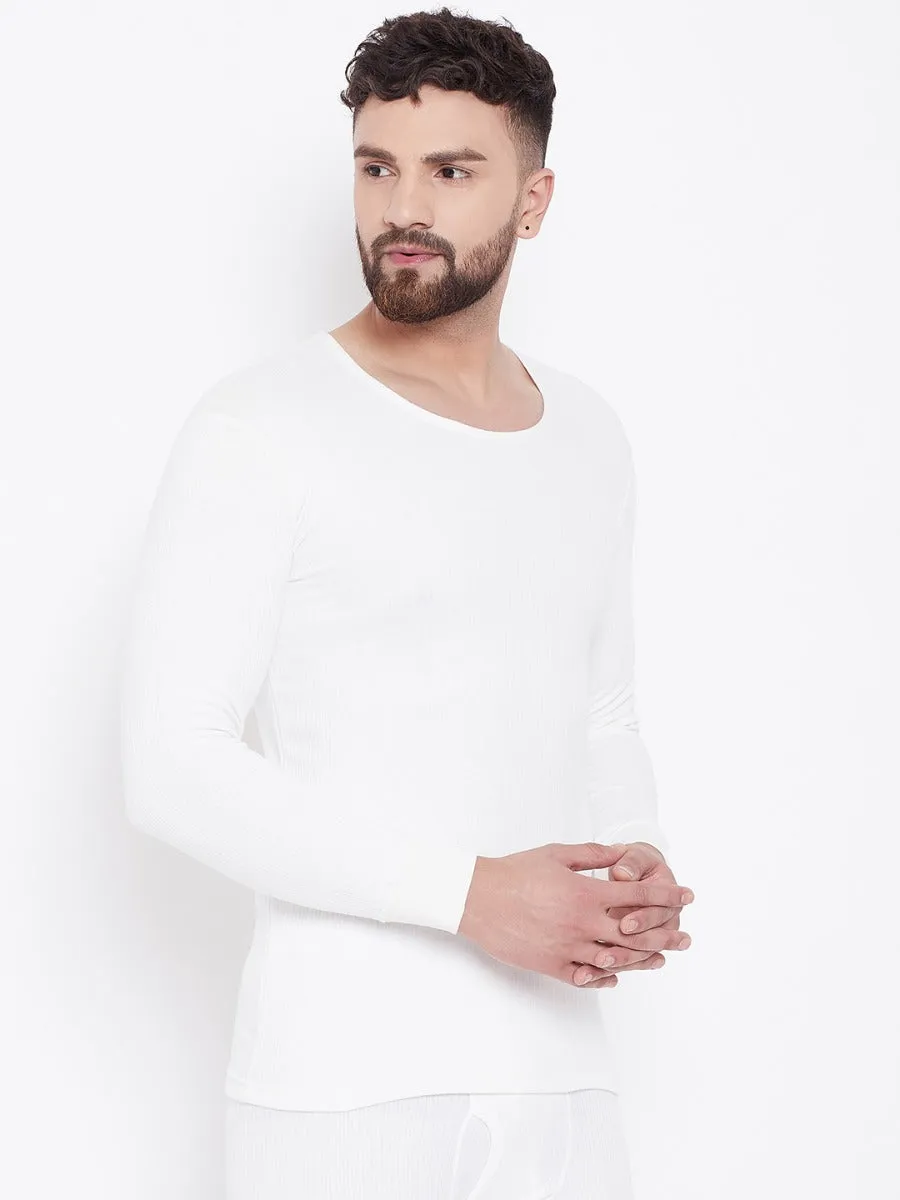 Neva Esancia Round Neck Full Sleeves Warmer/Thermal Upper for Men