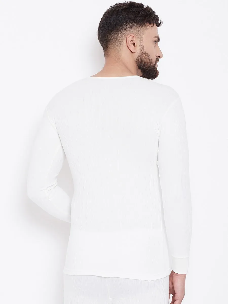 Neva Esancia Round Neck Full Sleeves Warmer/Thermal Upper for Men