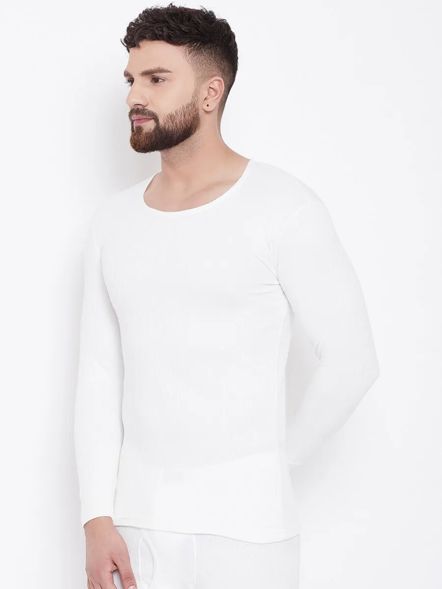 Neva Esancia Round Neck Full Sleeves Warmer/Thermal Upper for Men