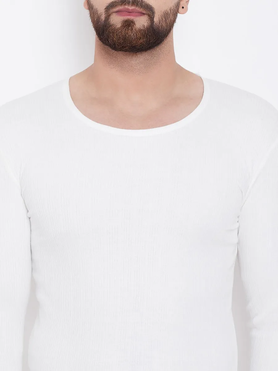 Neva Esancia Round Neck Full Sleeves Warmer/Thermal Upper for Men