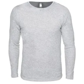 Next level Men's Heather Gray Blended Thermal Tee