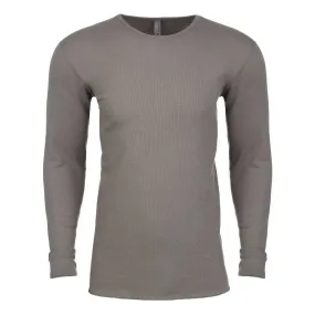 Next level Men's Warm Gray Blended Thermal Tee
