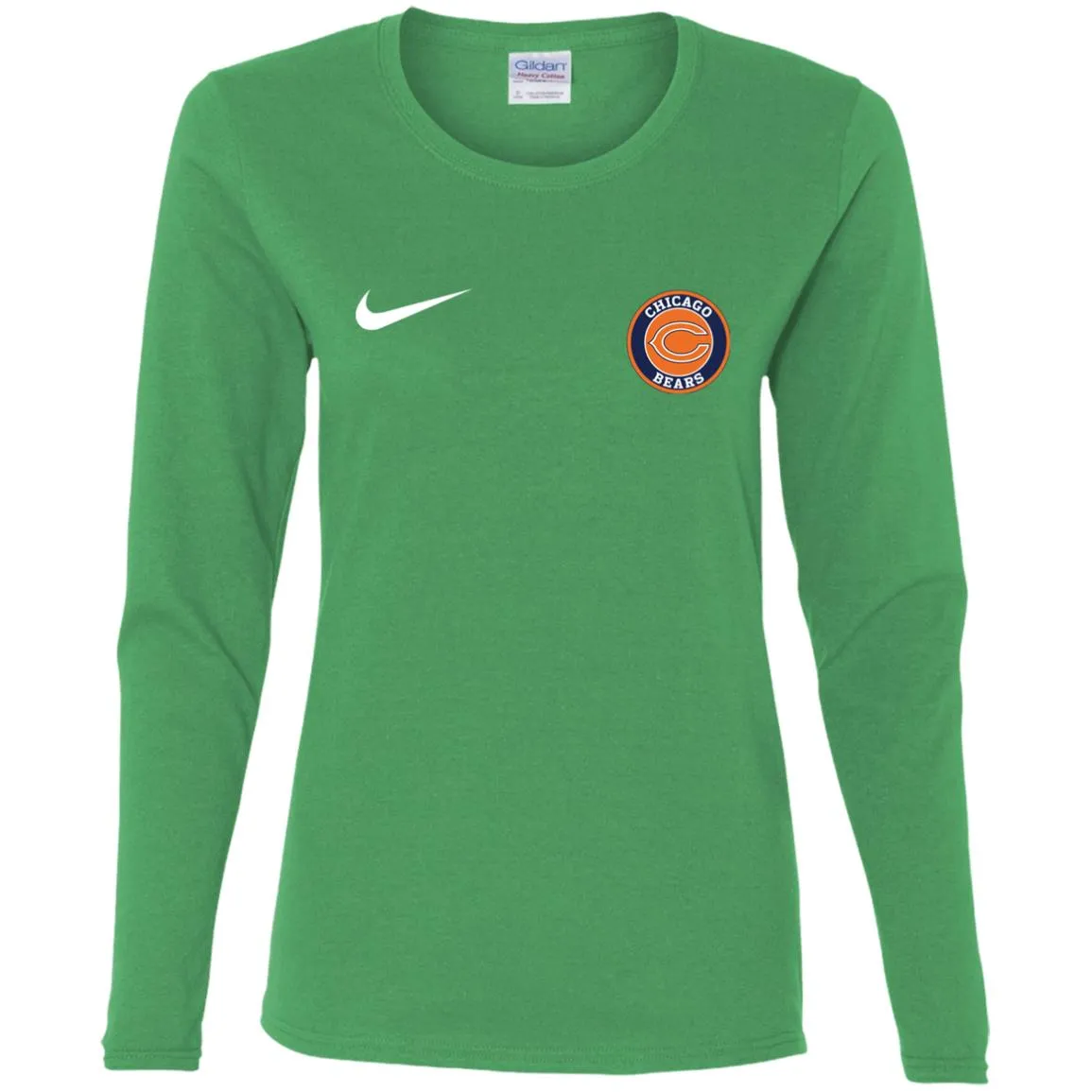 Nike Chicago Bears Nfl Football Women Long Sleeve Shirt