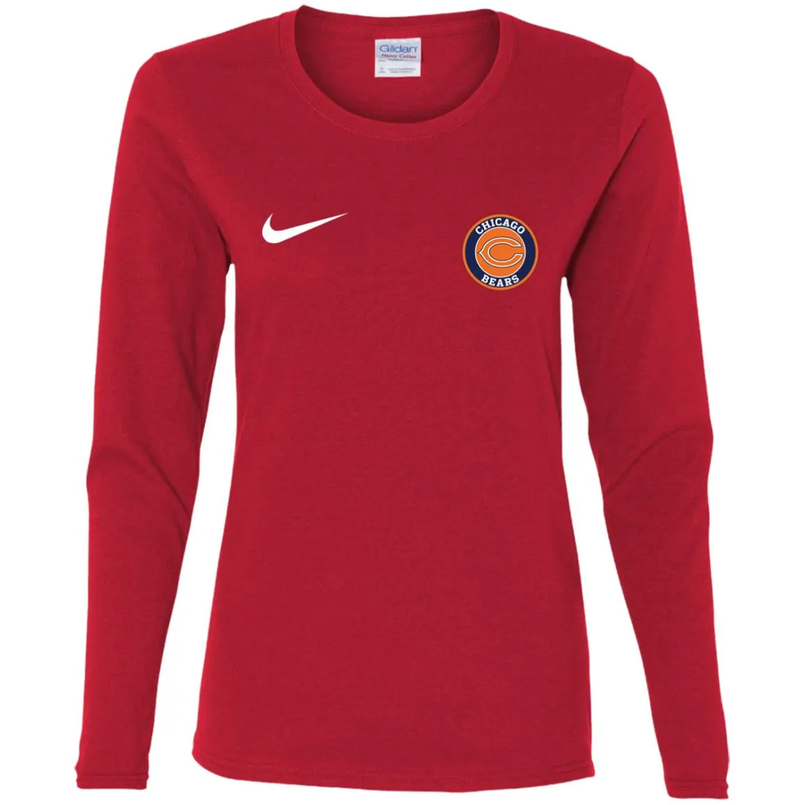 Nike Chicago Bears Nfl Football Women Long Sleeve Shirt