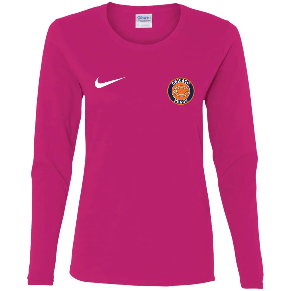 Nike Chicago Bears Nfl Football Women Long Sleeve Shirt
