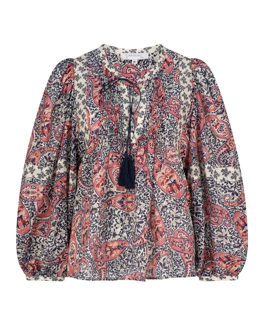 Odetta Blouse - Petula Print