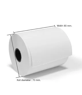 Original Thermal Paper Roll 80 X 70 mm (Epson Size)