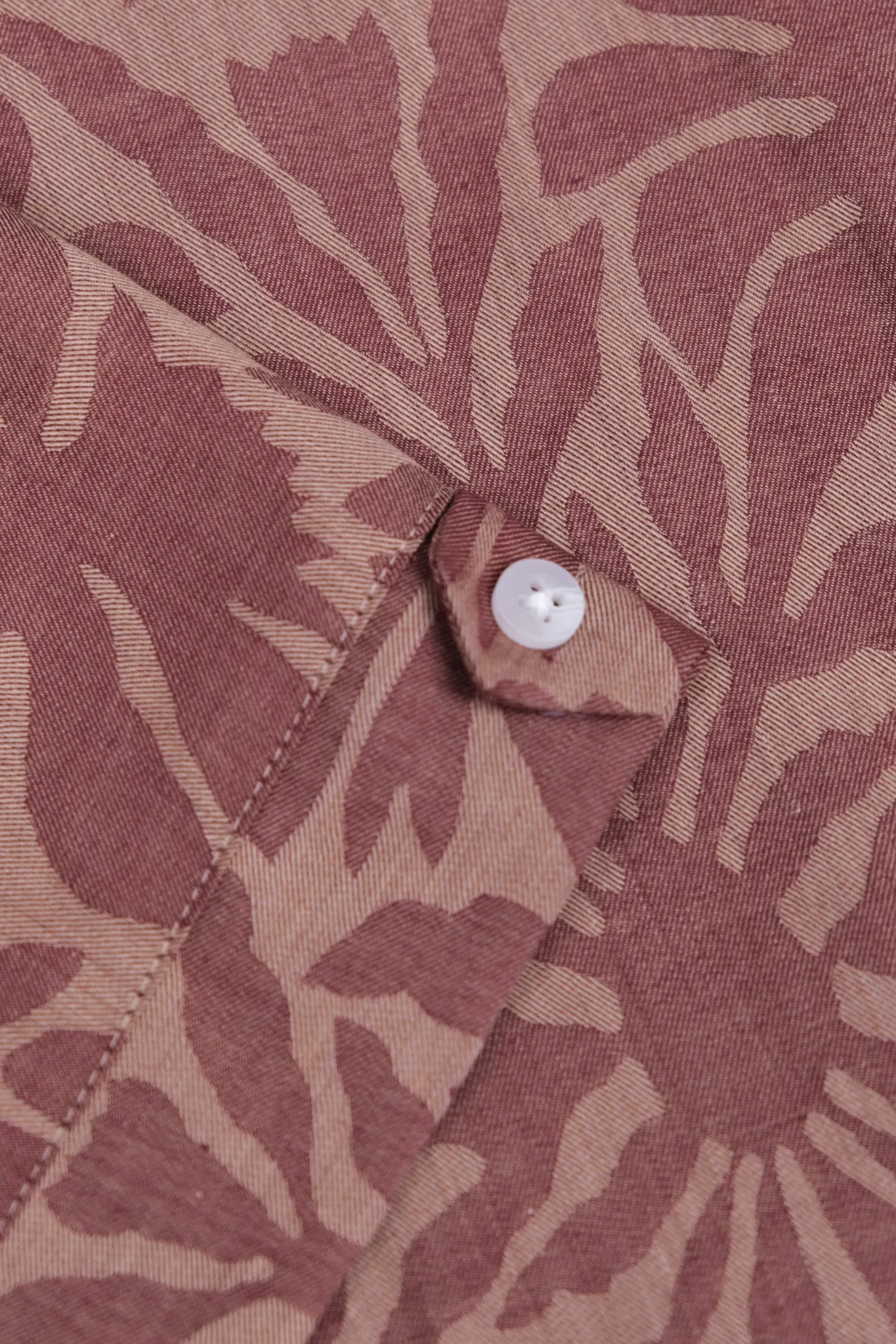 Peru Tan Printed Short Sleeve Shirt