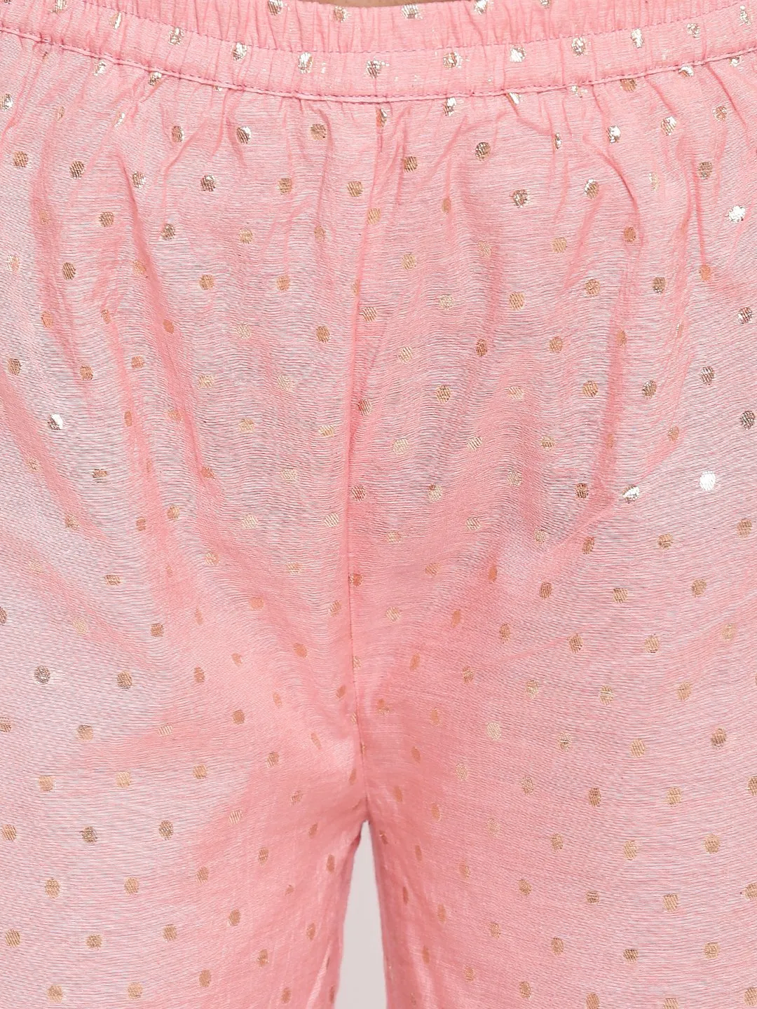 Pink Foil Angrakha Set