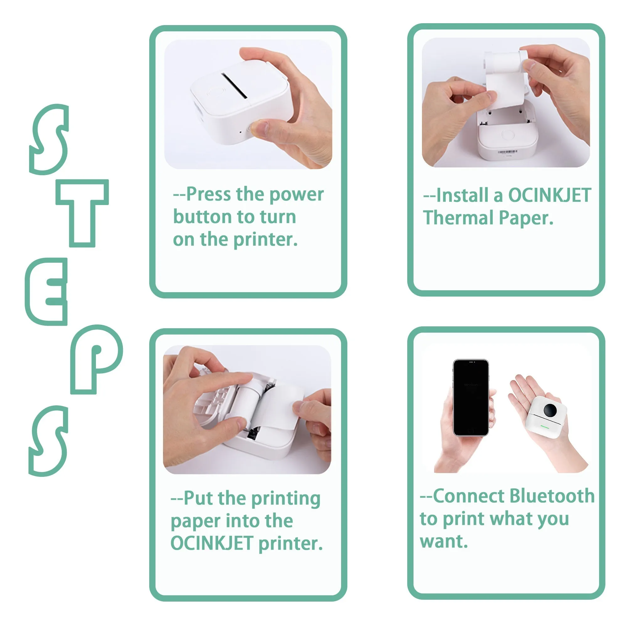 Pocket Mini Thermal Printer