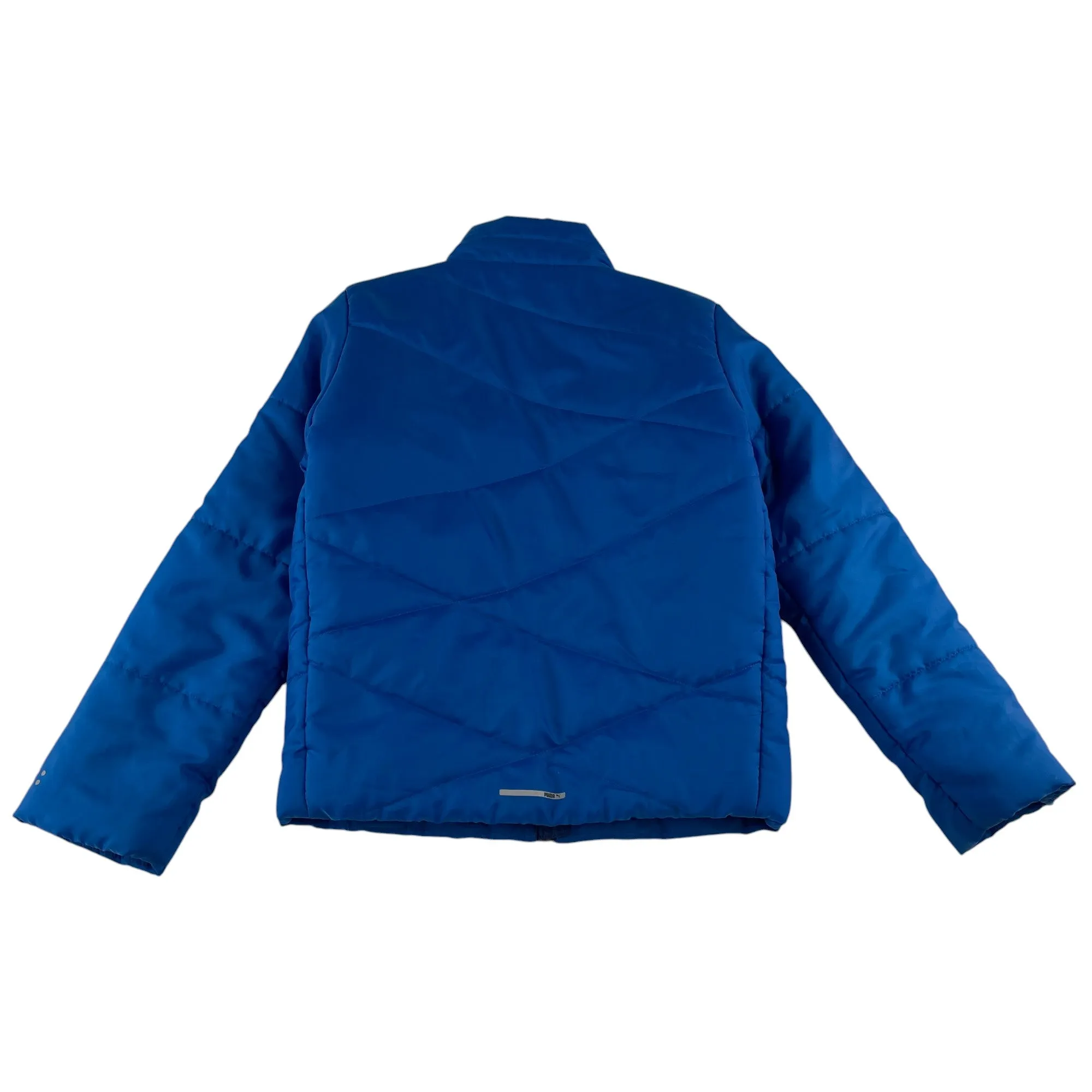 Puma jacket 7-8 years royal blue light puffer with zipper