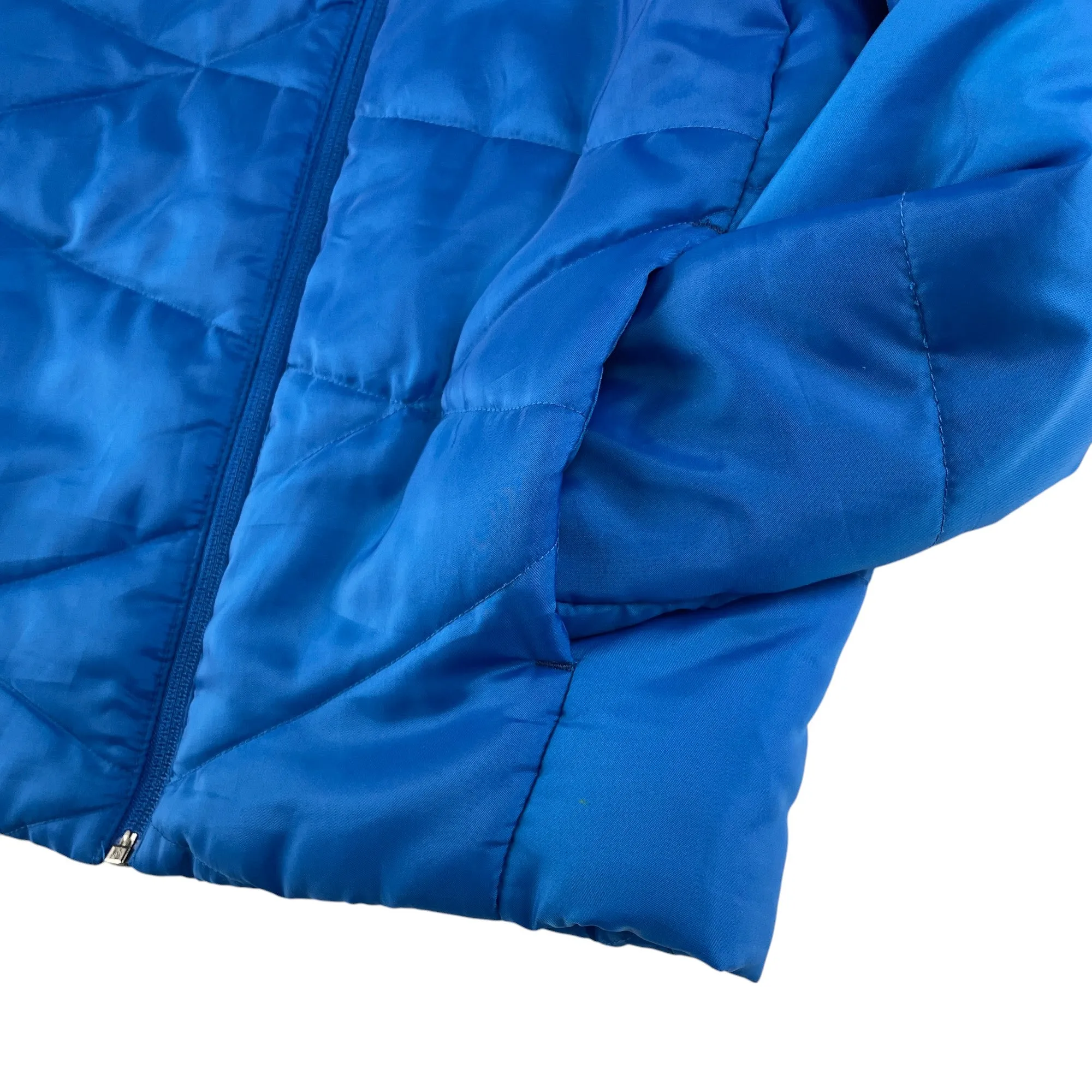 Puma jacket 7-8 years royal blue light puffer with zipper
