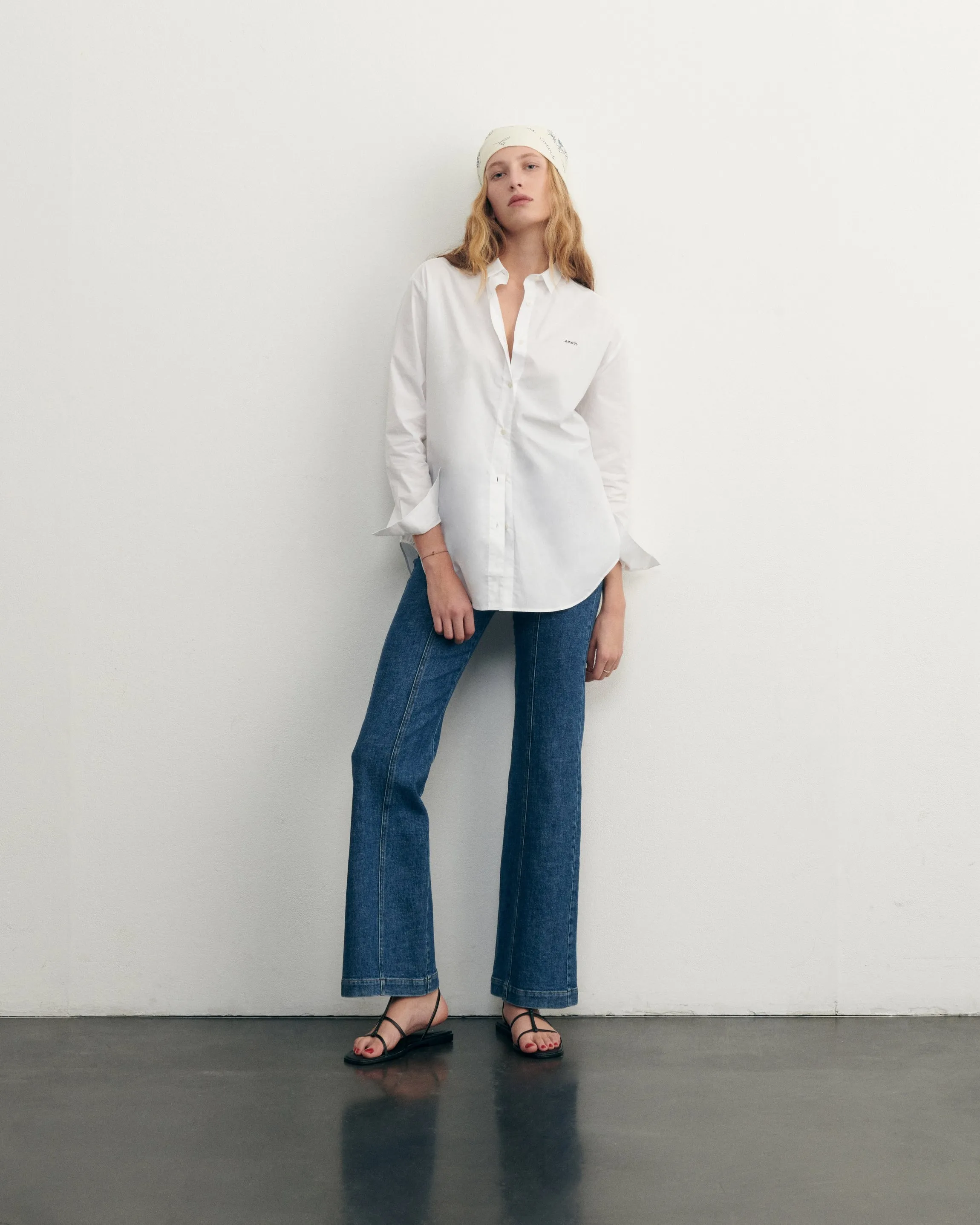 "Amour" saint ger poplin shirt