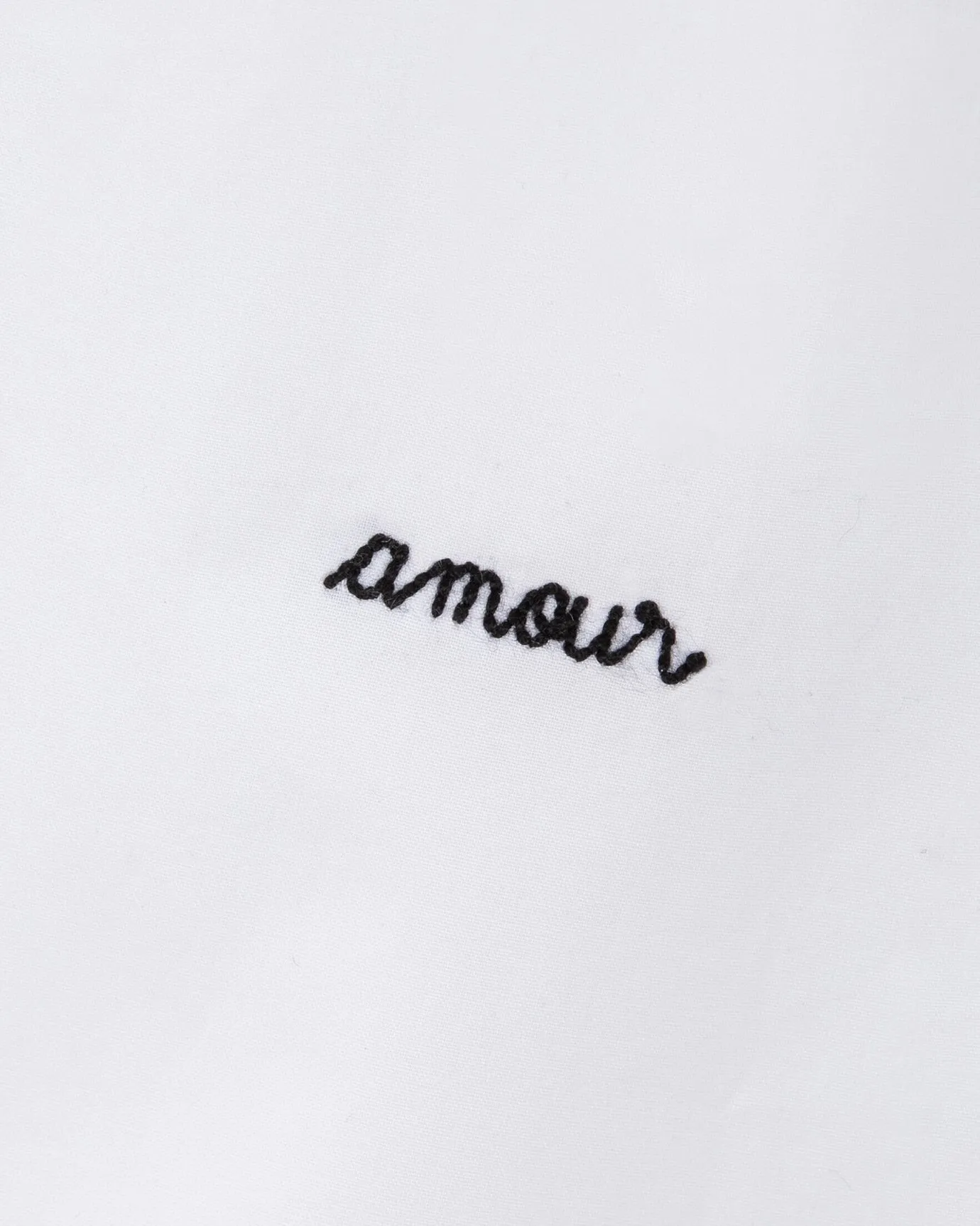 "Amour" saint ger poplin shirt