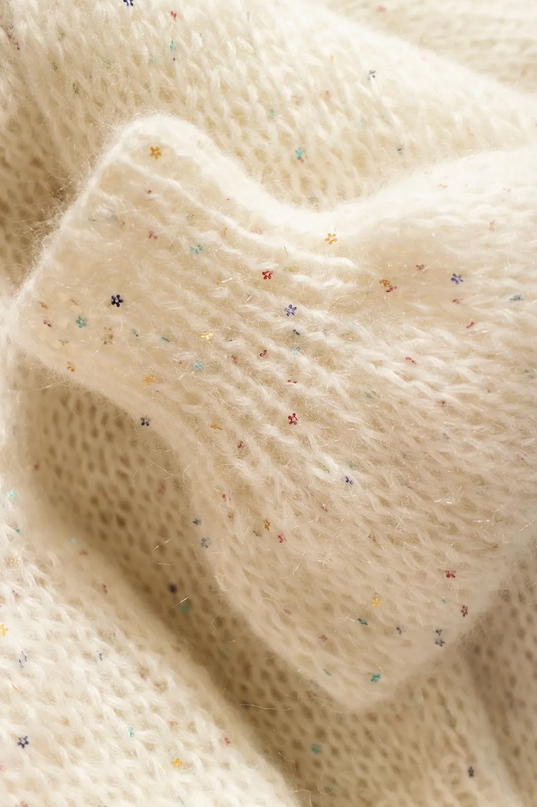 "Forget-Me-Not" Mohair Sweater