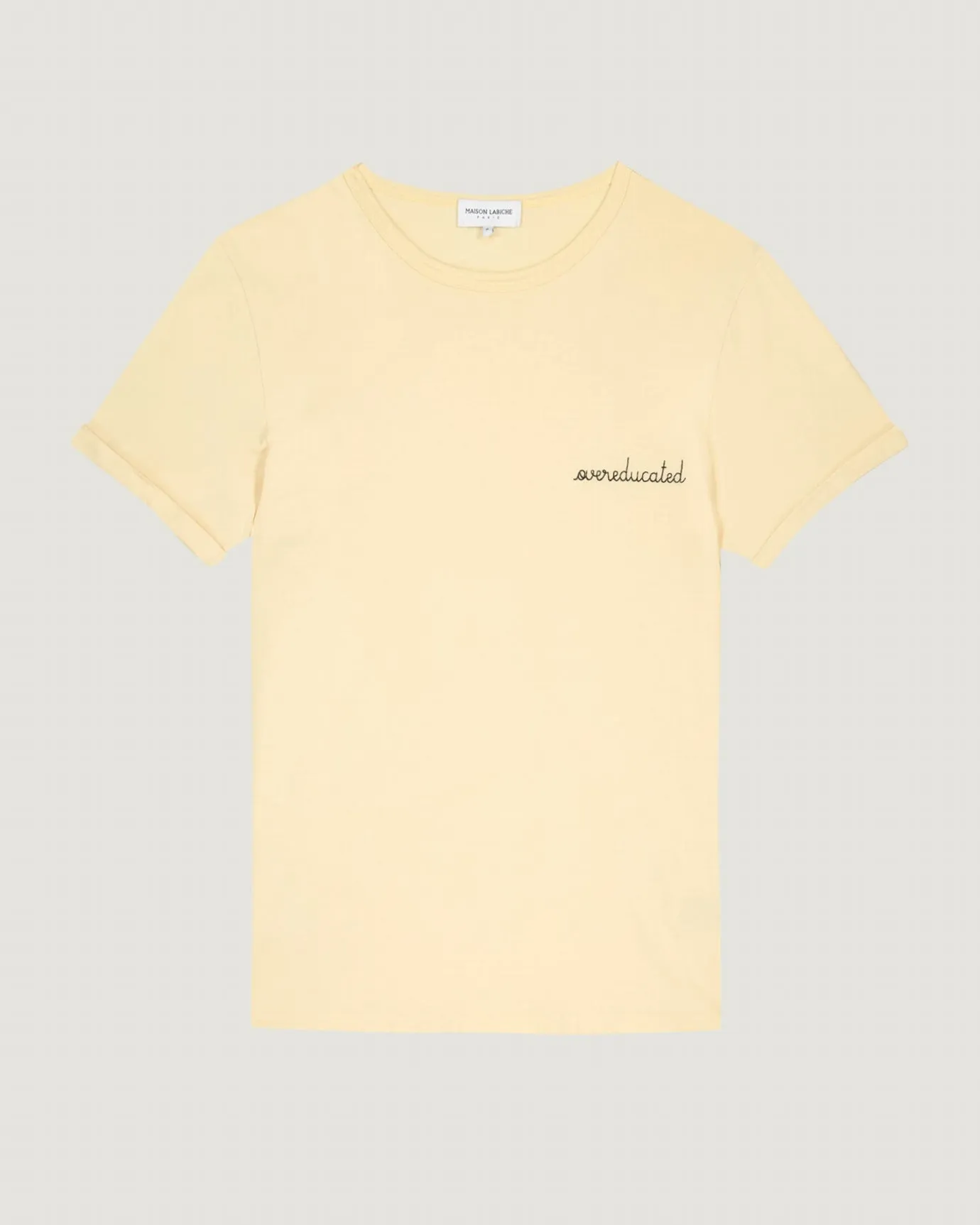 "Overeducated" poitou t-shirt