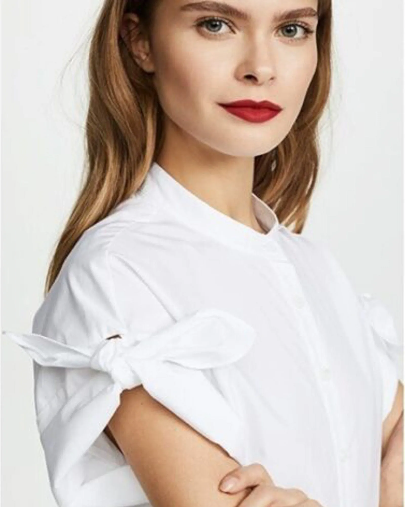"Sanaa" Stretch Cotton Shirt