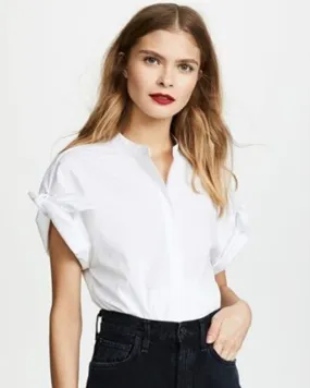 "Sanaa" Stretch Cotton Shirt