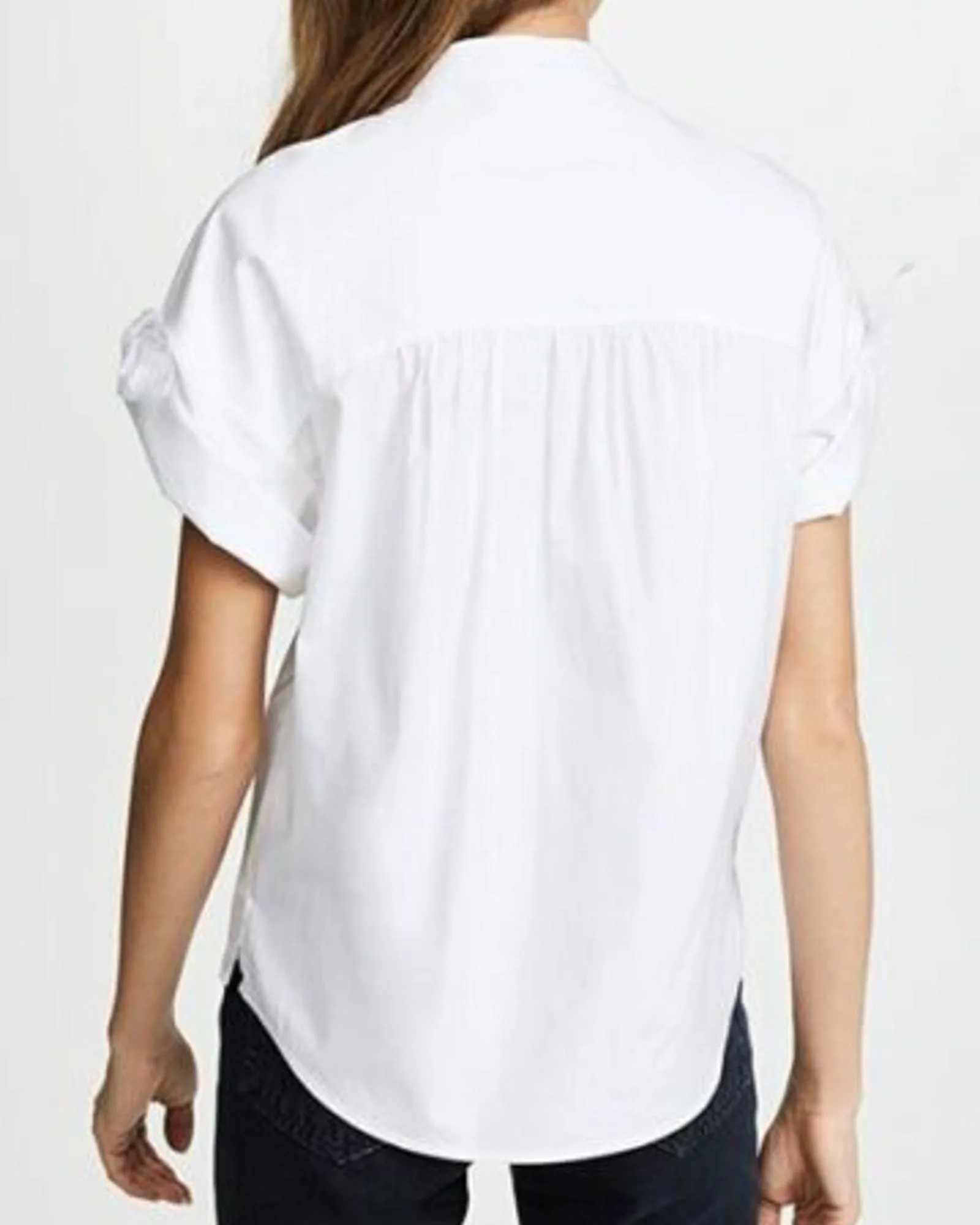 "Sanaa" Stretch Cotton Shirt