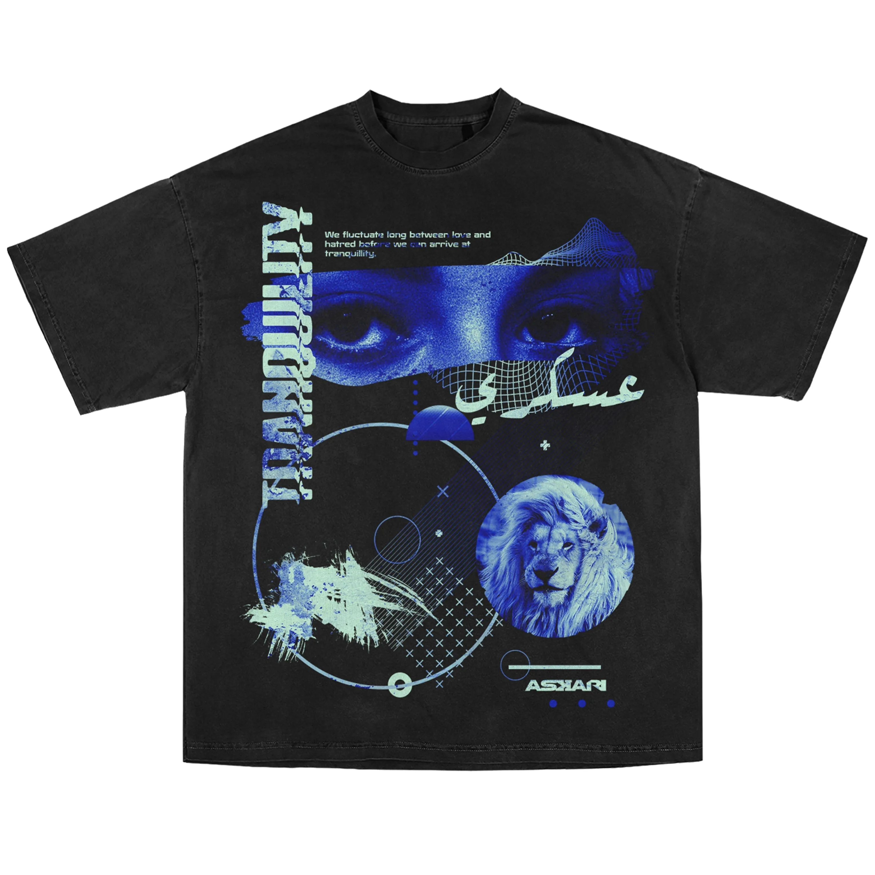 "TRANQUILITY" OVERSIZE T-SHIRT
