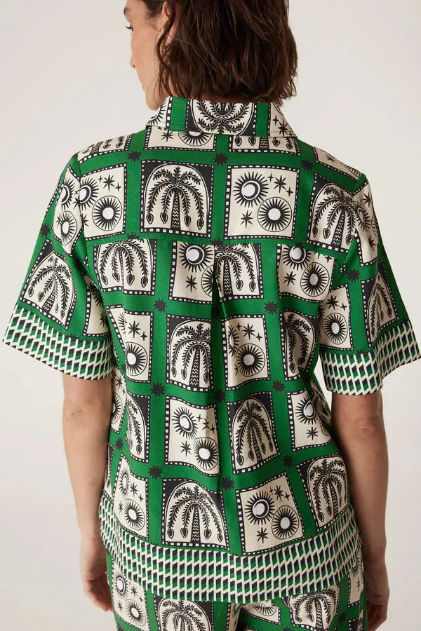 RAFFLES SHIRT | Green Print