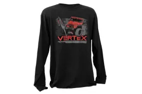 Rough Country T-Shirt - Long Sleeve - Vertex - Black - 2XL